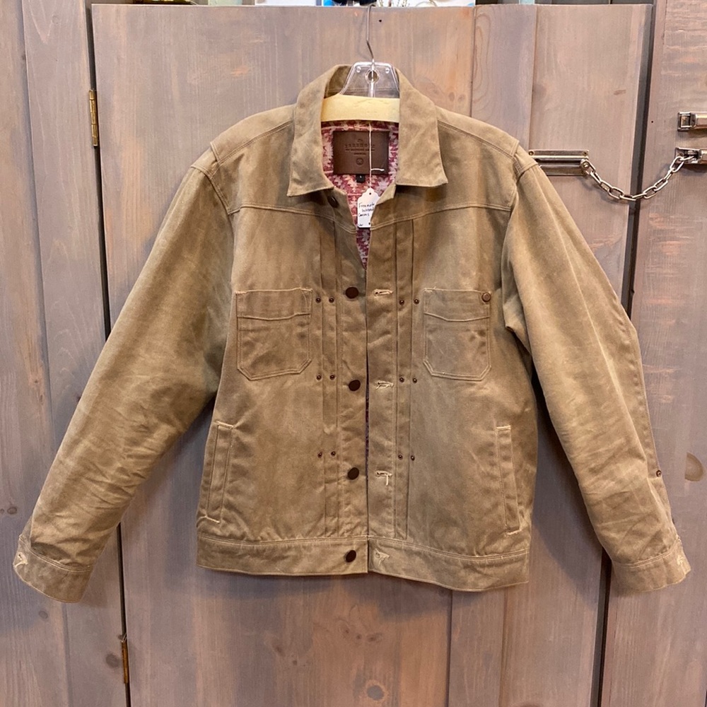 Men's waxed canvas Jacket - Tan